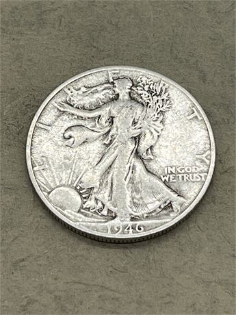 1946 D Walking Liberty Half Dollar