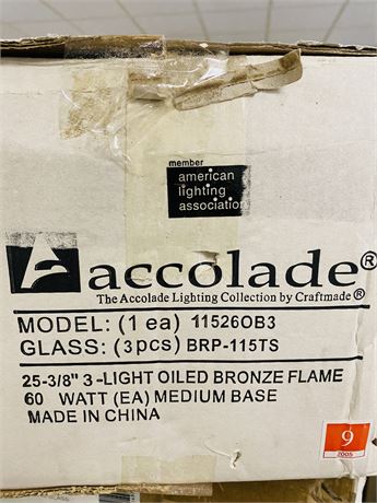 New Accolade Vanity Light Fixture