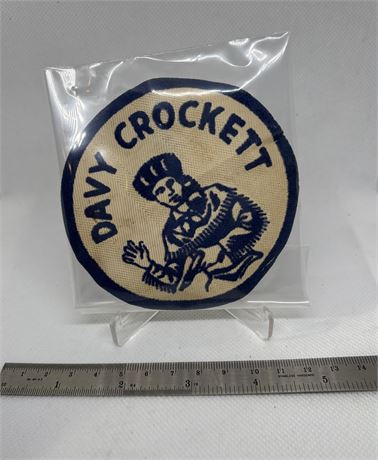 Davy Crockett Iron On Patch