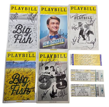 Alison Janny, Lot of 4 Broadway Playbills