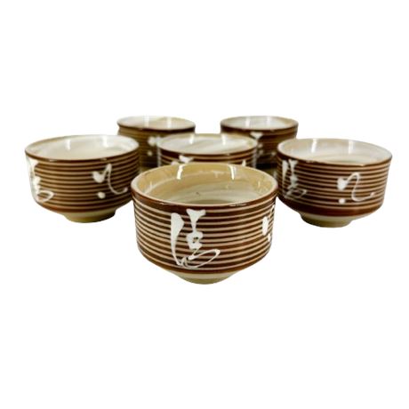 Set of Japanese Porcelain Sake Cups