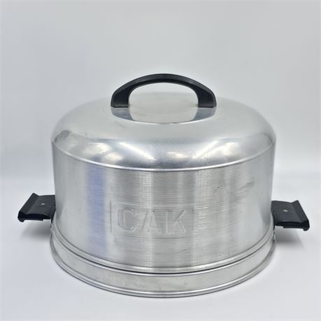 Vintage Koromax Aluminum Cake Box