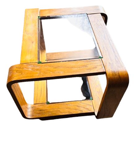 Mid Century Mersman Style Oak Side Table