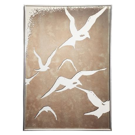 Vintage Marsel Mirror Seagulls Wall Mirror