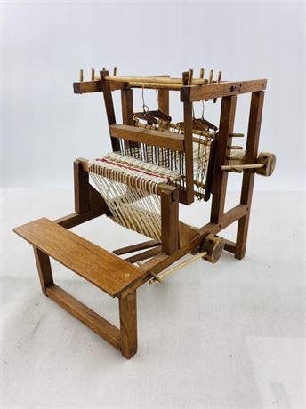 Guy Earle Signed Incredible Miniature Loom