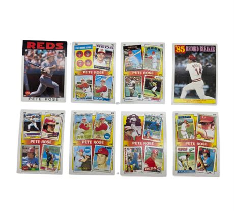 Lot of 1986 Pete Rose Baseball Cards