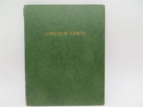 Lincoln Cents Book w/a Few Lincoln Cents