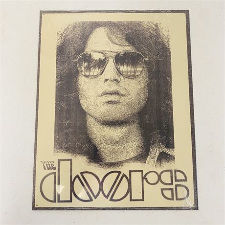 The Doors 12.5x16” Metal Retro Sign