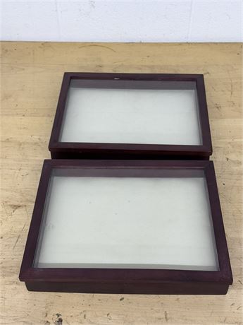 Two (2) Shadowbox Display Cases - Lot 2