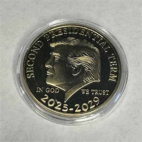 Donald Trump "Second Term..." Commemorative Coin