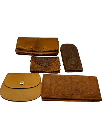 Five (5) Leather Items