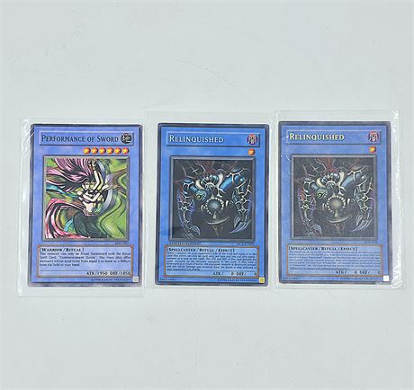 1996 Yu-Gi-Oh! Limited edition cards