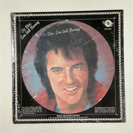 Elvis Presley Picture Disc Vinyl Record