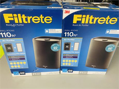 2 Filterete Air Purifiers