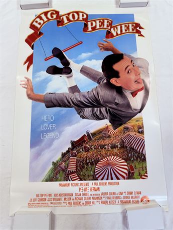 Big Top Pee Wee Original 27x41 Movie Poster - ROLLED