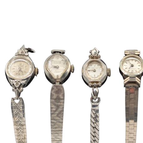 4 Vintage Ladies Watches