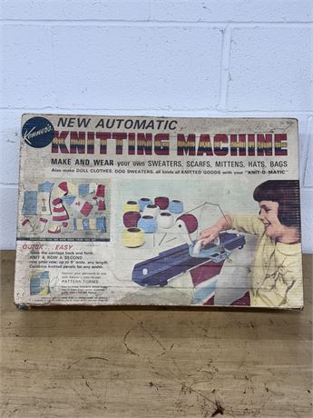 Kenner's New Automatic Knitting Machine