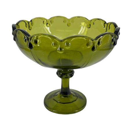 Vintage Indiana Glass Pedestal Candy Dish