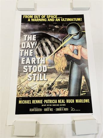 The Day The Earth Stood Still Movie Poster - Rolled, Unused