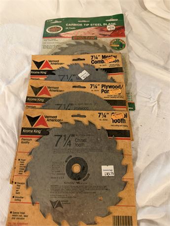 New Saw Blades