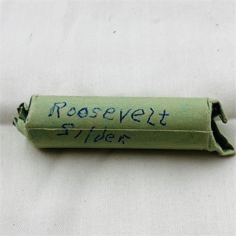 Unsearched $5 Roosevelt Silver Dime Roll