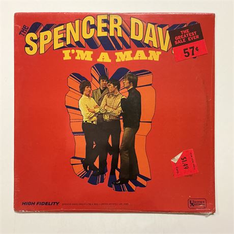 Spencer Davis I’m A Man Sealed Vinyl Record