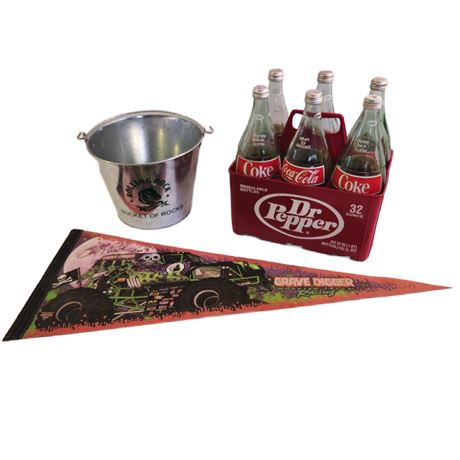 Odd Lot Coke Bottles, Pennant, Bucket