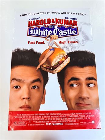 Harold and Kumar Go to White Castle Original DS Rolled 27x40 Movie Poster