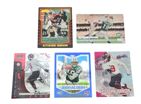 Lot of Keyshawn Johnson Football Cards