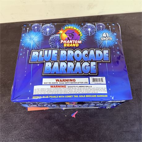 Blue Brocade Brigade Firework