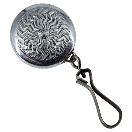 Vintage KETCHAM McDOUGALL Retractable Watch/Key Chain Brooch