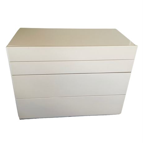 Lane White Lacquered Chest of Drawers