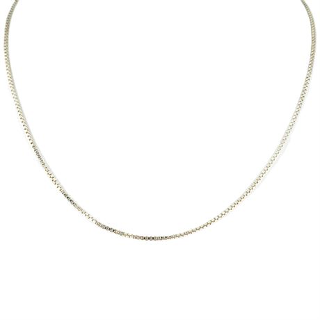 925 Silver Square Link Chain