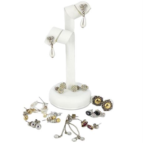 Costume Jewelry Earring Lot of 12