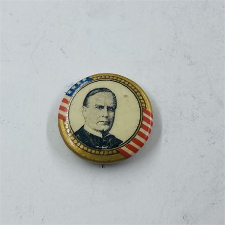 1896 William McKinley Campaign Button