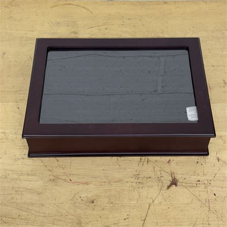 Cherry Finish Coin Storage Cabinet