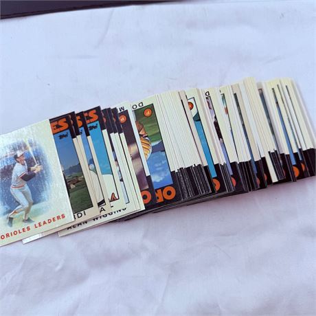 Massive 1986 Topps Tiffany Baltimore Orioles Lot