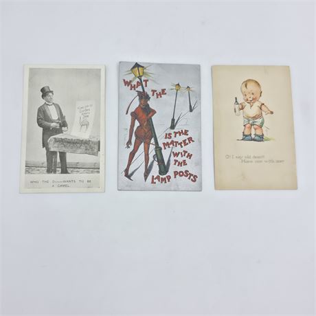 VTG Alcohol/Party Funny Postcard Lot
