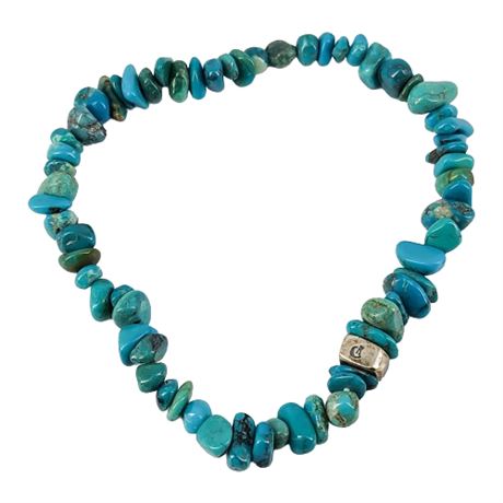 Relios by Carolyn Pollack Turquoise Bead Stretch Bracelet