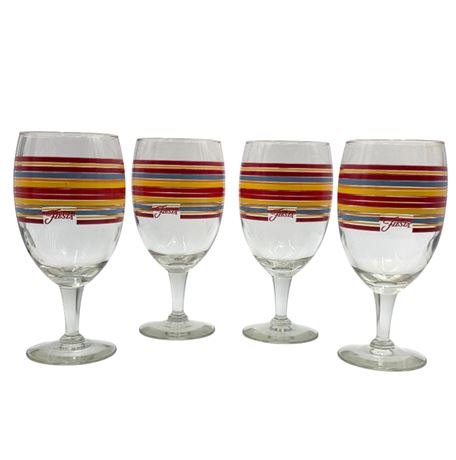 Set of 4 Fiesta Water/Iced Tea Goblets