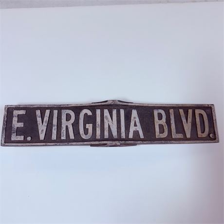 E Virginia Blvd Street Sign