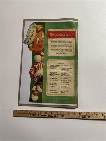 Big Boy Locations Cleveland Area Poster