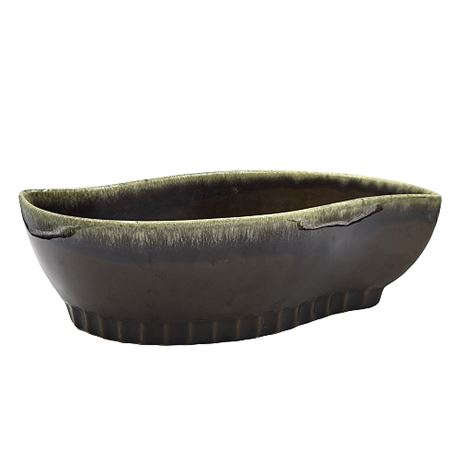 Mid-Century Hull Pottery "Imperial Ripe Olive" Freeform Planter