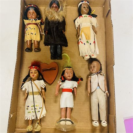 Vintage Native American Dolls