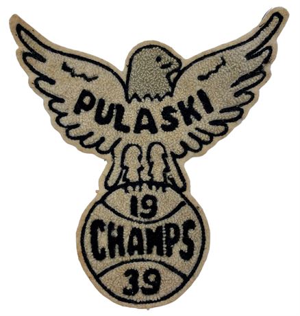 1939 High School, College, Sports Letterman Jacket Champs Patch