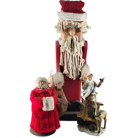 Vintage Santa Clause Figure Lot #1