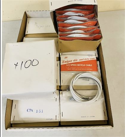 100 NOS Brake Cables