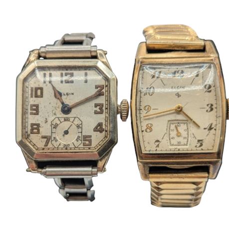 Vintage  & Antique Elgin Watches