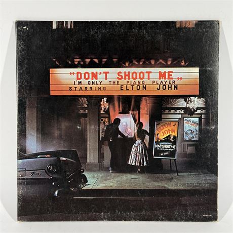 Elton John "Don't Shoot Me I'm Only The Piano Player" LP