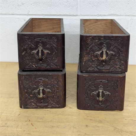 Four (4) Sewing Machine Drawers